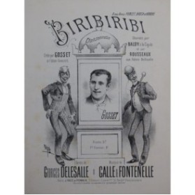 GALLE et FONTENELLE Biribiribi Chant Piano XIXe siècle