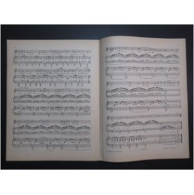 WILLENT BORDOGNI E. Le Crucifix Chant Piano XIXe siècle