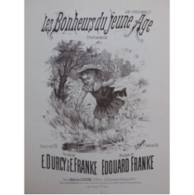 FRANKE Edouard Les Bonheurs du Jeune Age Chant Piano