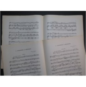 SCHMITT Florent Chanson à Berger Piano Violon ou Violoncelle 1909