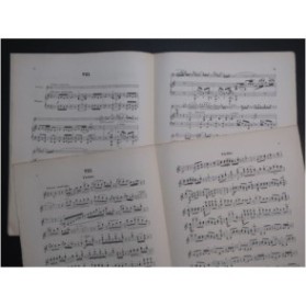 DE SARASATE Pablo Spanische Tänze No 7 et 8 Violon Piano 1881