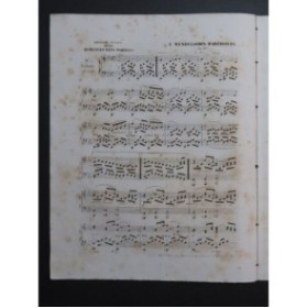 MENDELSSOHN Recueil No 2 Six Romances op 30 Piano ca1847