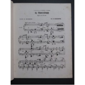 OSBORNE G. A. Miserere du Trovatore de Verdi Piano XIXe