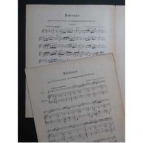 GODARD Benjamin Berceuse op 78 No 2 Violon Piano