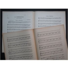 THUILLIER Edmond La Bohémienne Piano Violon ou Mandoline