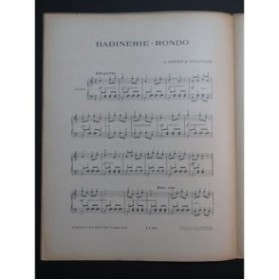 DESPOIS DE FOLLEVILLE L. Badinerie-Rondo Piano ca1925