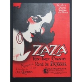 DE BUXEUIL René Zaza Piano 1923