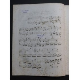 HERZ Henri Fantaisie Brillante op 106 sur le Domino noir Piano ca1833