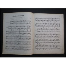 WALLERSTEIN A. Rédowa Mélancolique Piano ca1870