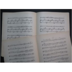 CHANSAREL René Berceuse Violon Piano 1906