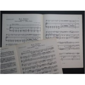 SEYBOLD Arthur Kol Nidre Mélodie Hébraïque Violon Piano 1928