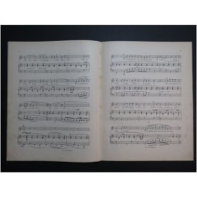 MASSENET Jules Pensée d'Automne Chant Piano 1901