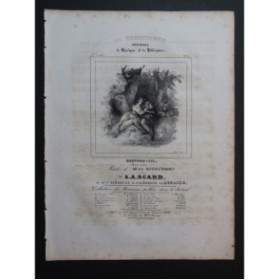 SCARD A. A. Restons ici Chant Piano ca1840
