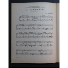 MARGAT Yves En Goguette Piano 1932