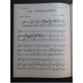 MISTI Les Petits Sabots Chant Piano 1897