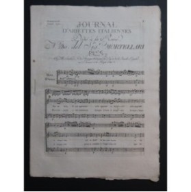 MORTELLARI Michele Per te sola O mia speransa Chant Orchestre 1790
