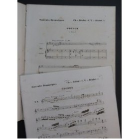 DE BERIOT Duo sur Oberon de Weber Piano Violon XIXe