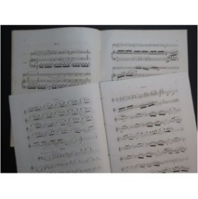 DE BERIOT Duo sur Oberon de Weber Piano Violon XIXe
