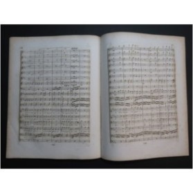 CHERUBINI Luigi O Sacrum Convivium à 4 voix Chant Orchestre ca1840