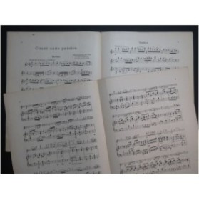 TSCHAÏKOWSKY P. I. Chant sans Paroles op 2 No 3 Violon Piano ca1905