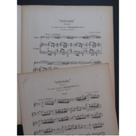 DESPLANES Giovanni Antonio Intrada Piano Violon 1911