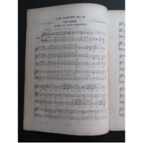 LAIR DE BEAUVAIS Alfred Ave Verum Motet Chant Orgue ca1847