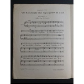 DRONCHAT Théophile Petit Noël, rends moi Papa Dédicace Chant Piano 1917
