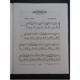 THUILLIER Edmond Calineries Piano XIXe siècle
