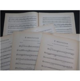 SAURALY Victor Méditation No 2 Piano Violon Violoncelle Orgue