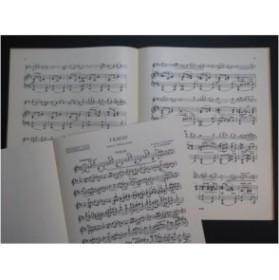 DUSHKIN S. Tango I. Albeniz Piano Violon 1925