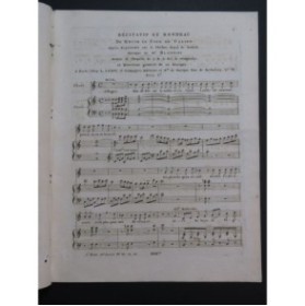 BLANGINI Félix Encore un Tour de Calife Récitatif et Rondeau Chant Piano ca1820