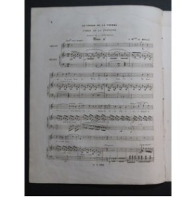 OFFENBACH Jacques La Cigale et la Fourmi Chant Piano ca1840