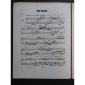 SAAR Louis Nocturne Op 3 Piano ca1855