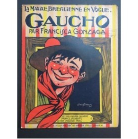 GONZAGA Francisca Gaucho Maxixe Brésilienne Piano 1914