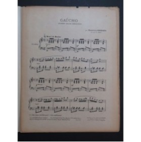 GONZAGA Francisca Gaucho Maxixe Brésilienne Piano 1914