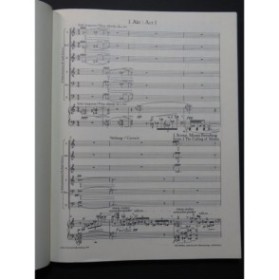 SCHOENBERG Arnold Moses und Aron Opéra Chant Piano 1957