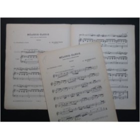 MASSENET Jules Mélodie Élégie op 10 No 5 Piano Violon ca1925