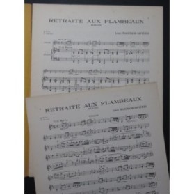 MARCHAND-SAVIÈRES Louis Retraite aux Flambeaux Piano Violon 1934