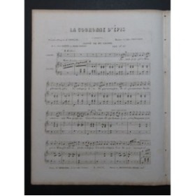 PHILIPOT Jules La Couronne d'Épis Chant Piano ca1850