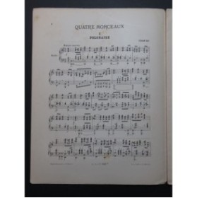CUI César Quatre Morceaux Piano ca1885