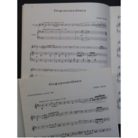 Recueil-Recital Le Saxophone Pièces pour Piano Saxophone 1953