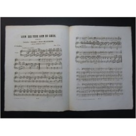 BLANCHARD Henri Loin des yeux loin du coeur Chant Piano ca1856
