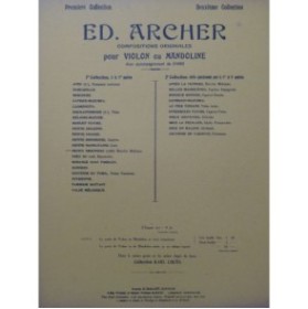 ARCHER Ed. Les Petits Troupiers Violon Piano 1934