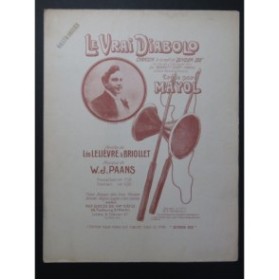 PAANS W. J. Le Vrai Diabolo Chant Piano 1906