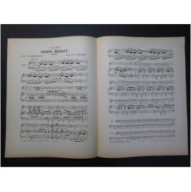 VASSEUR Léon Petits Oiseaux Chant Piano ca1890