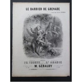 ABADIE Louis Le Barbier de Grenade Chant Piano ca1850