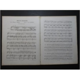 BORDÈSE Luigi Petits Chagrins Chant Piano ca1850