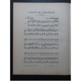 DESORMES L. C. Candeur Virginale Chant Piano