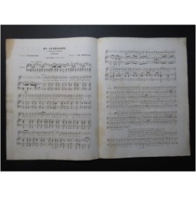 LHUILLIER Edmond Ma Cunégonde Chant Piano ca1840