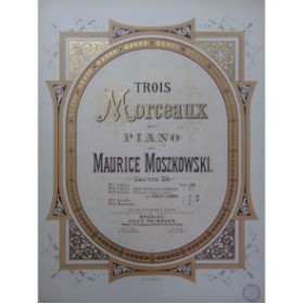 MOSZKOWSKI Maurice Valse op 34 No 1 Piano ca1885